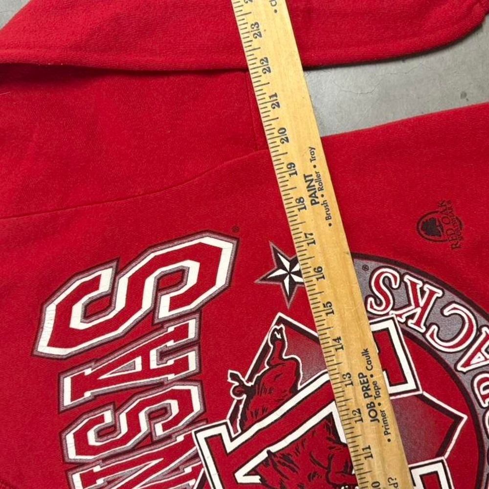 Vintage 90's Jerzees Arkansas Razorbacks Crewneck College Sweater - Picture 7 of 8